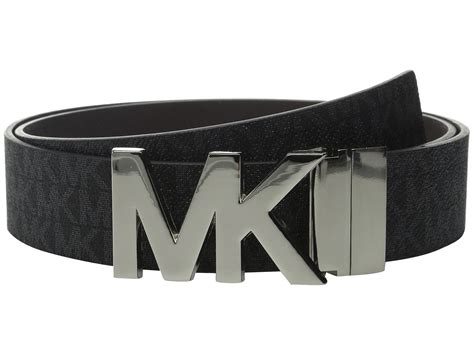 mens belts michael kors|michael kors reversible leather belt.